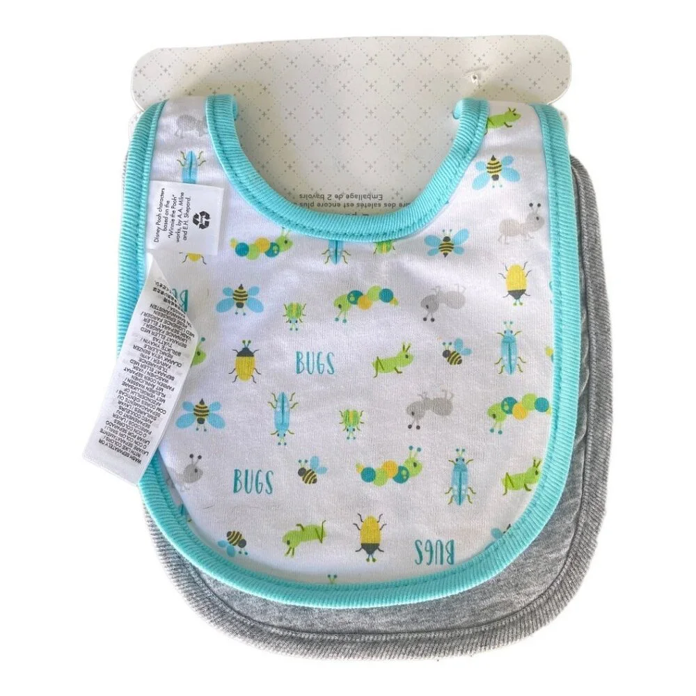 Disney Store Disney Baby Winnie The Pooh and Friends Tigger Piglet Baby Bib Set